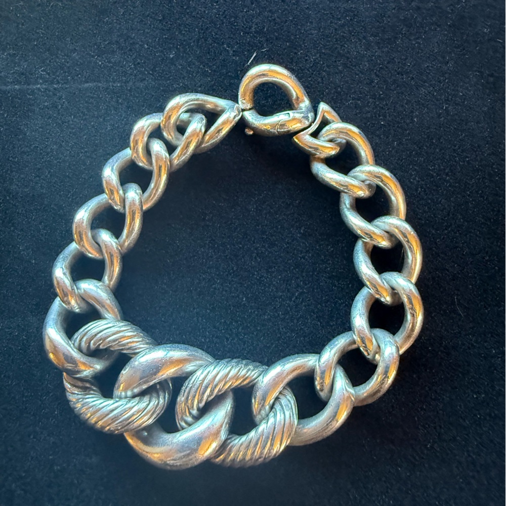 David Yurman Sterling Silver Belmont Curb Link Bracelet